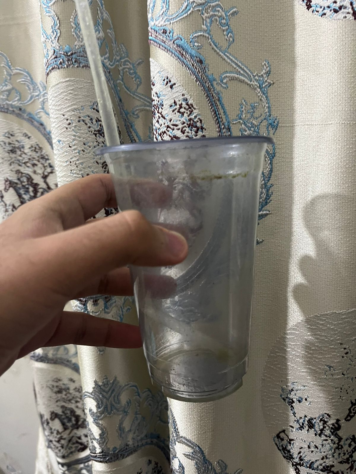 Glass with Straw